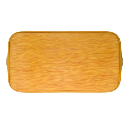 LOUIS VUITTON Alma handbag in Yellow epi leather with gold hardware