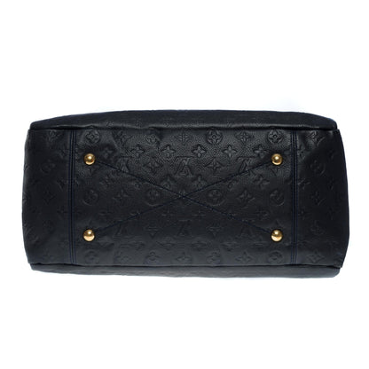 LOUIS VUITTON Artsy MM Hobo bag in dark blue monogram calfskin leather, GHW