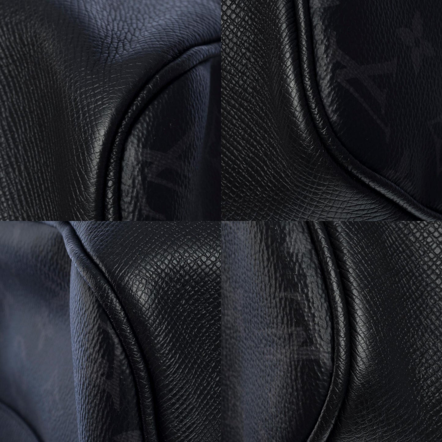 LOUIS VUITTON Keepall 50 Taigarama Travel bag in black canvas and leather , SHW