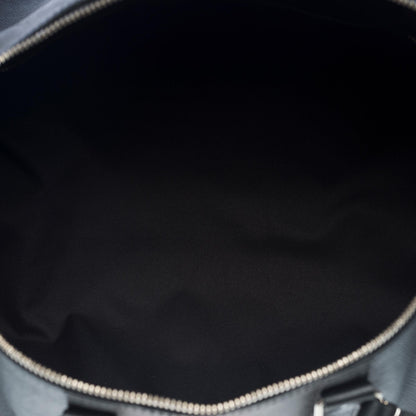 LOUIS VUITTON Keepall 50 Taigarama Travel bag in black canvas and leather , SHW