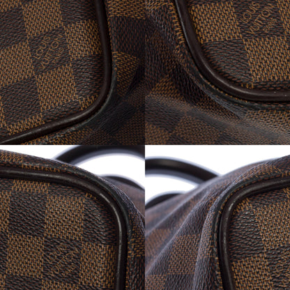 LOUIS VUITTON Neo Greenwich travel bag in brown canvas, golden hardware