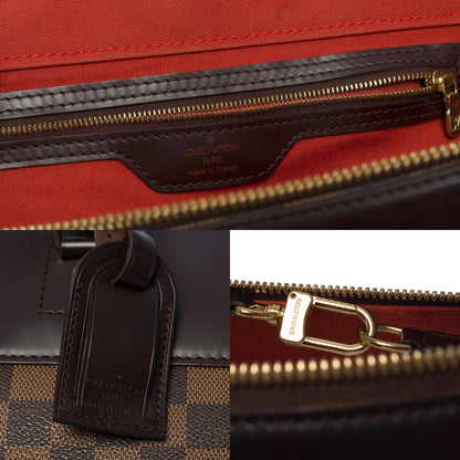 LOUIS VUITTON Neo Greenwich travel bag in brown canvas, golden hardware