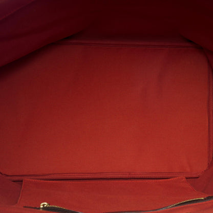 LOUIS VUITTON Neo Greenwich travel bag in brown canvas, golden hardware