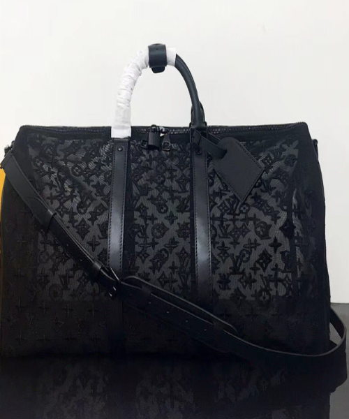 Louis Vuitton Abloh Keepall Bandouliere 50 Mesh Monogram