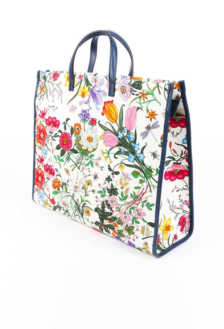 Gucci Bag Flora Medium Multicolor Canvas Tote