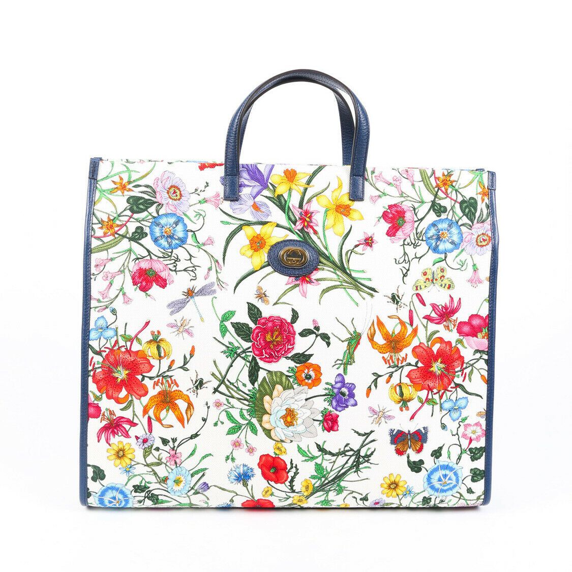 Gucci Bag Flora Medium Multicolor Canvas Tote