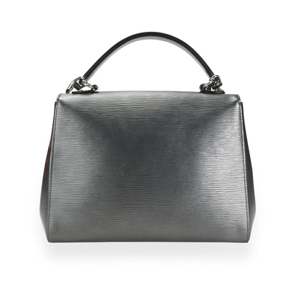 LOUIS VUITTON Anthracite Nacre Epi Leather Cluny MM