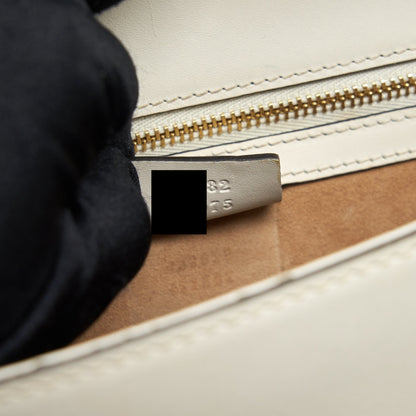Gucci Small Sylvie Shoulder Bag White