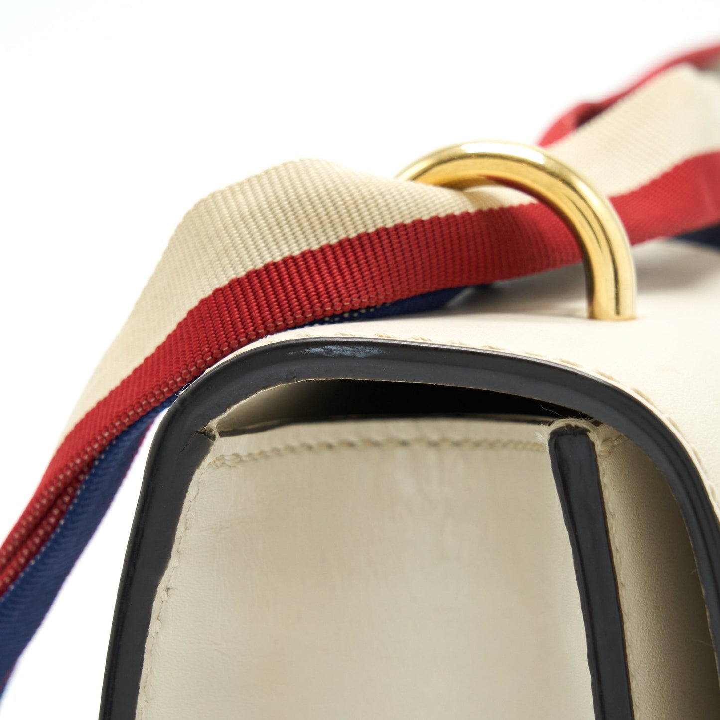 Gucci Small Sylvie Shoulder Bag White