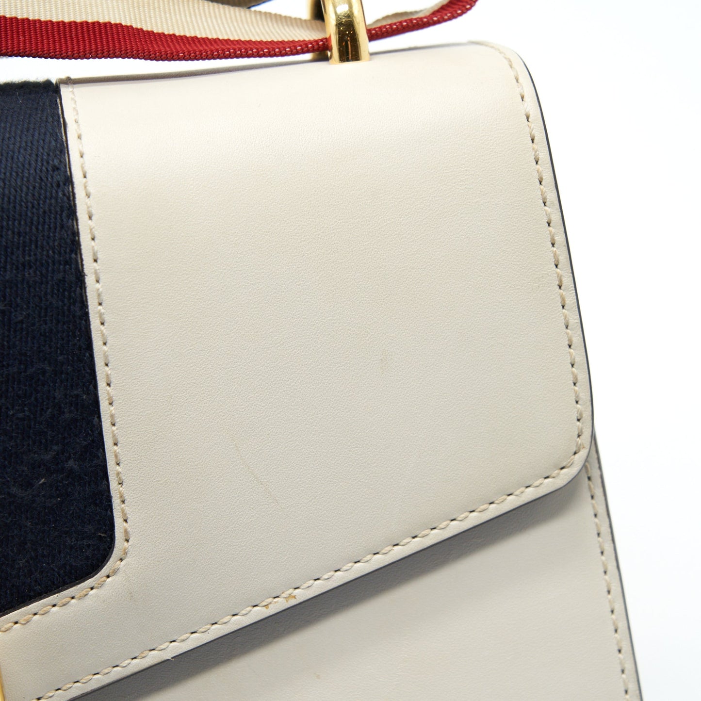 Gucci Small Sylvie Shoulder Bag White