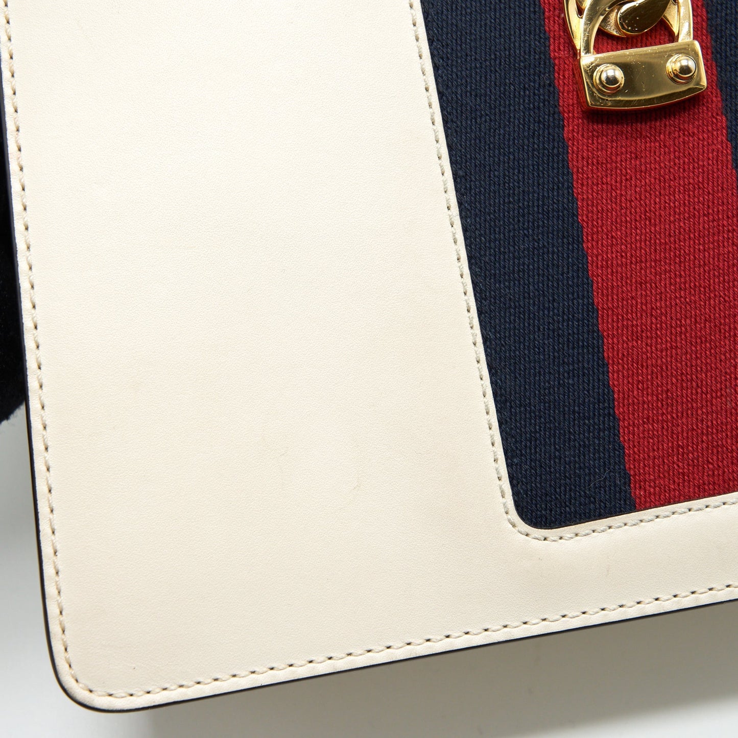 Gucci Small Sylvie Shoulder Bag White