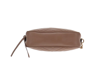 Gucci Dusty Pink Leather Small Marmont Camera Bag