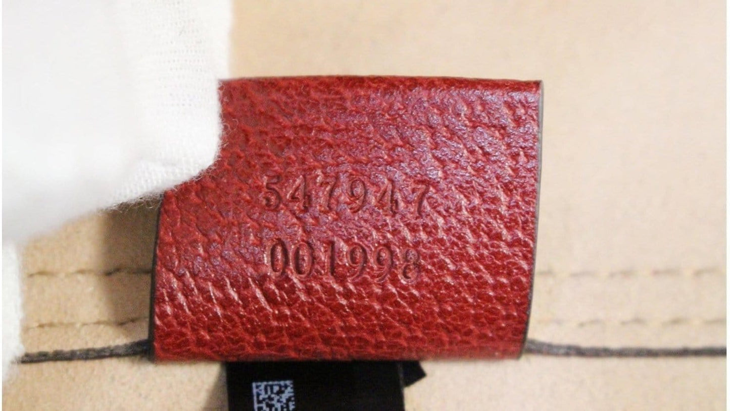 GUCCI Ophidia GG Flora Medium Tote Bag Red 547947