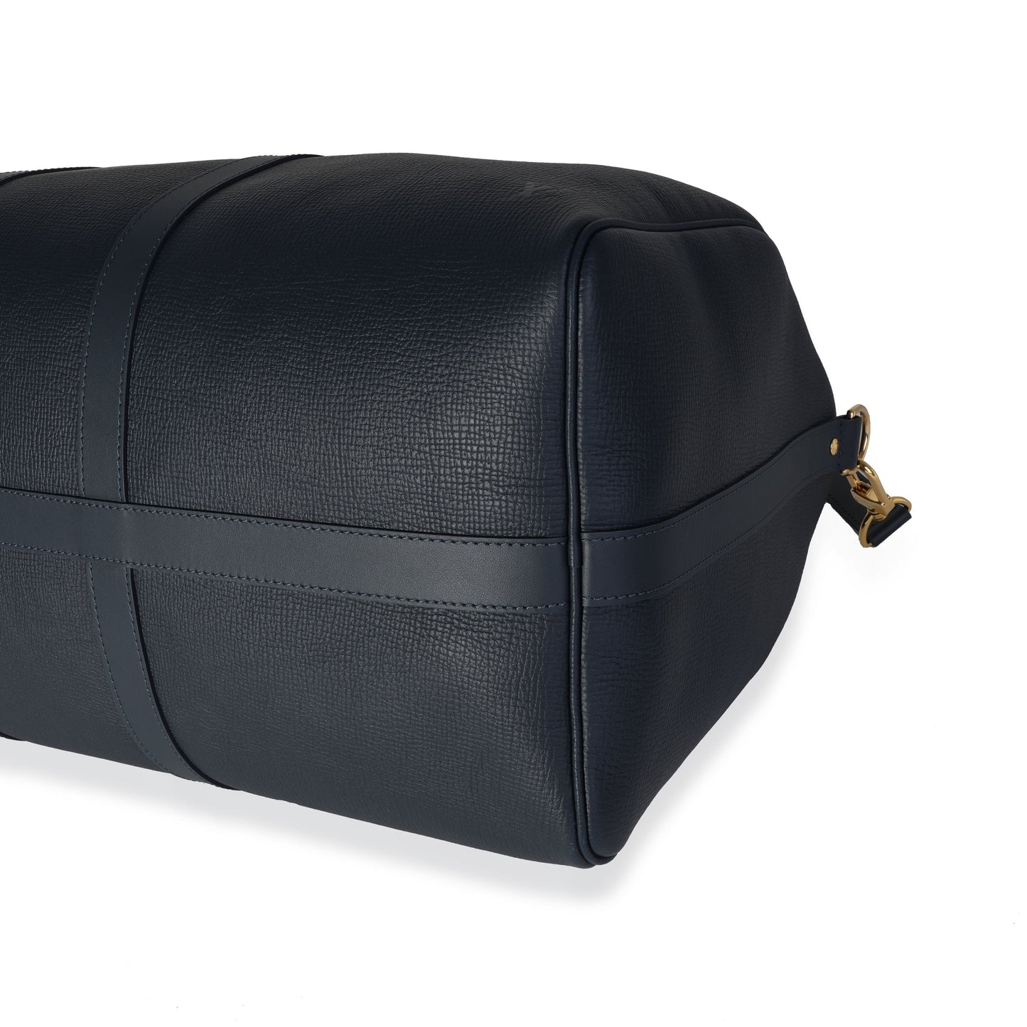 LOUIS VUITTON x NIGO Monogram Denim Drip & Taurillon Keepall Bandouliere 50