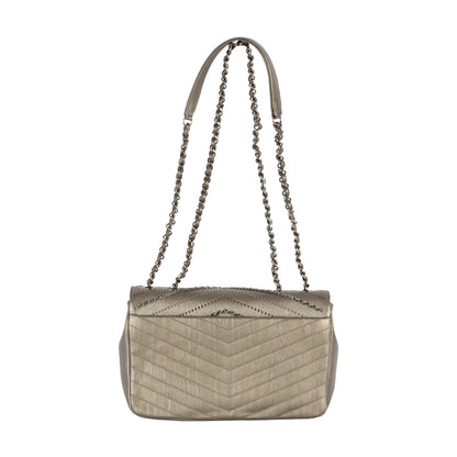 CHANEL Chanel Embelished 'Chain Sequins' Chevron Flap Bag