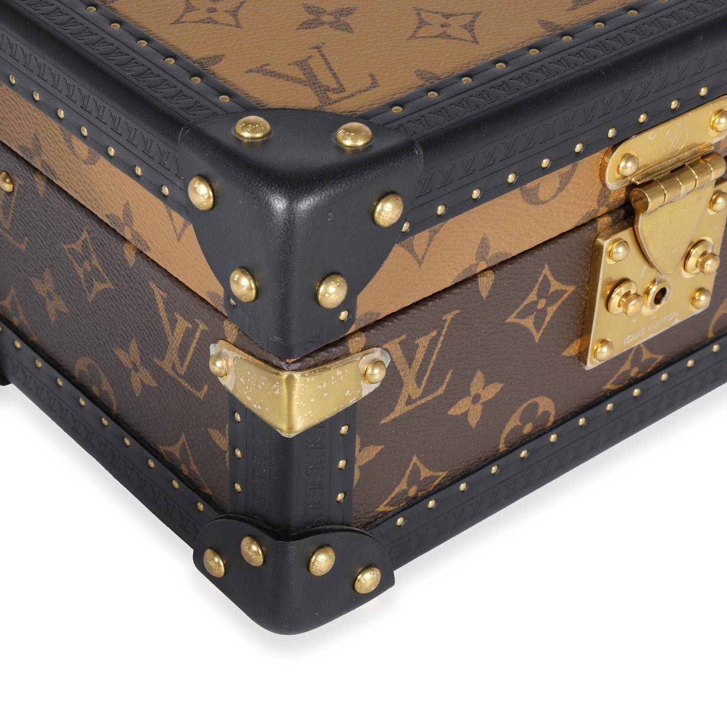 LOUIS VUITTON Monogram Reverse Canvas Coffret Tresor 24
