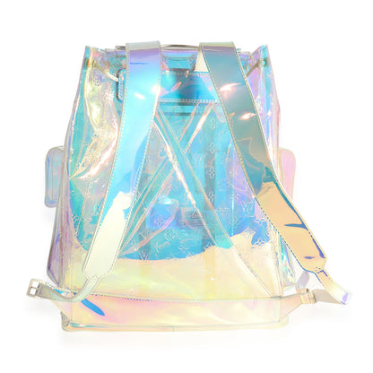 LOUIS VUITTON X Virgil Abloh PVC Prism Christopher Backpack