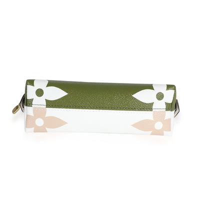 LOUIS VUITTON Kaki Monogram Giant Canvas Cosmetic Pouch