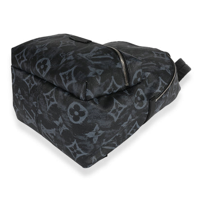 LOUIS VUITTON Black & Blue Monogram Pastel Discovery Backpack