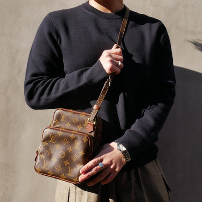 LOUIS VUITTON★ x COMME DES GARCONS 2008 SAC 2 POCHES MONOGRAM ao33951