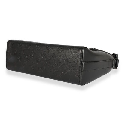 LOUIS VUITTON Black Monogram Shadow Sprinter Messenger
