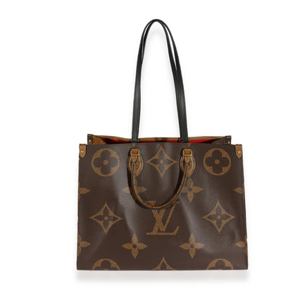 LOUIS VUITTON Monogram & Monogram Reverse Canvas Onthego GM