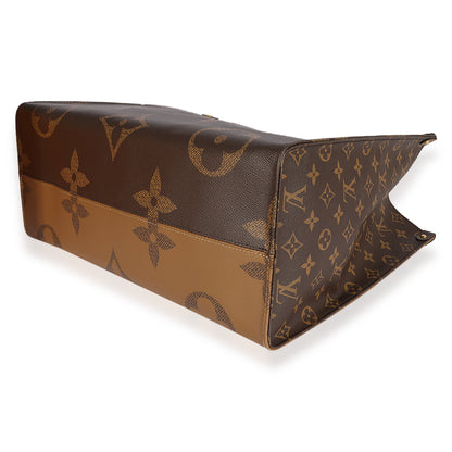 LOUIS VUITTON Monogram & Monogram Reverse Canvas Onthego GM