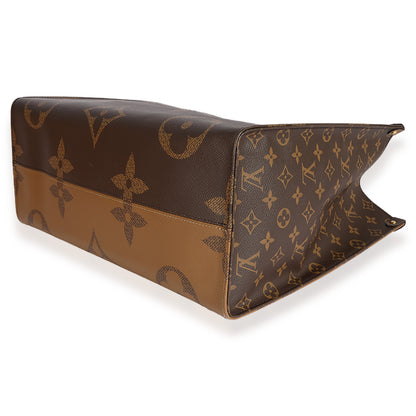 LOUIS VUITTON Monogram & Monogram Reverse Canvas Onthego GM