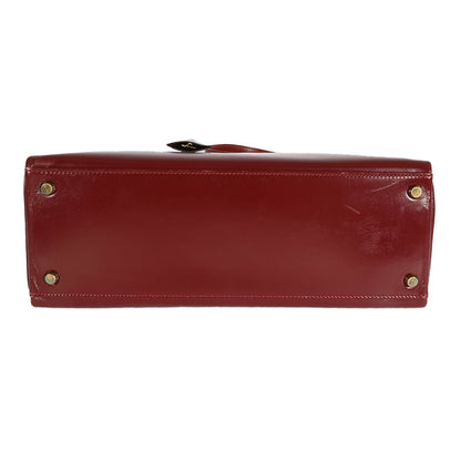 Hermes Kelly 32 Vintage Bordeaux Box