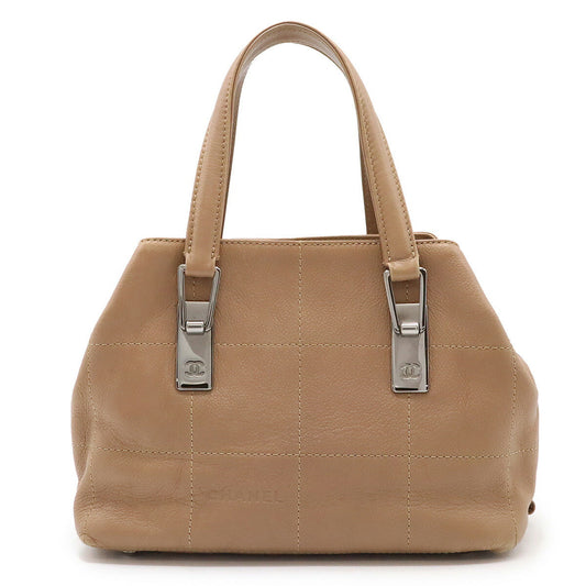 Chanel Caviar Skin Choco Bar Handbag Mini Bag