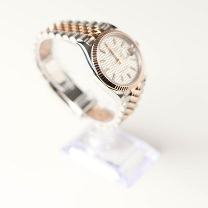 Rolex Datejust rose gold fluted pattern 36