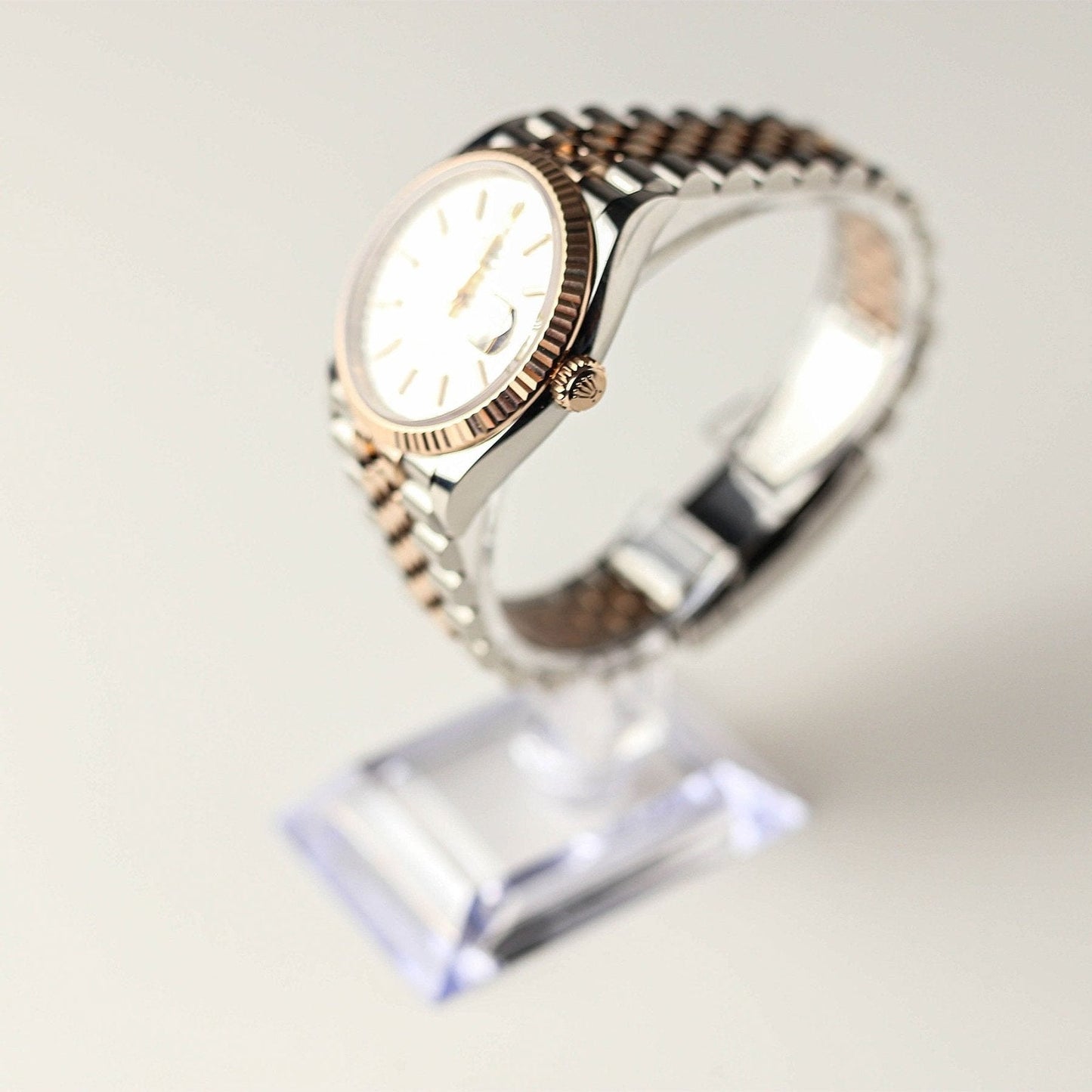 Rolex Datejust rose gold fluted pattern 36
