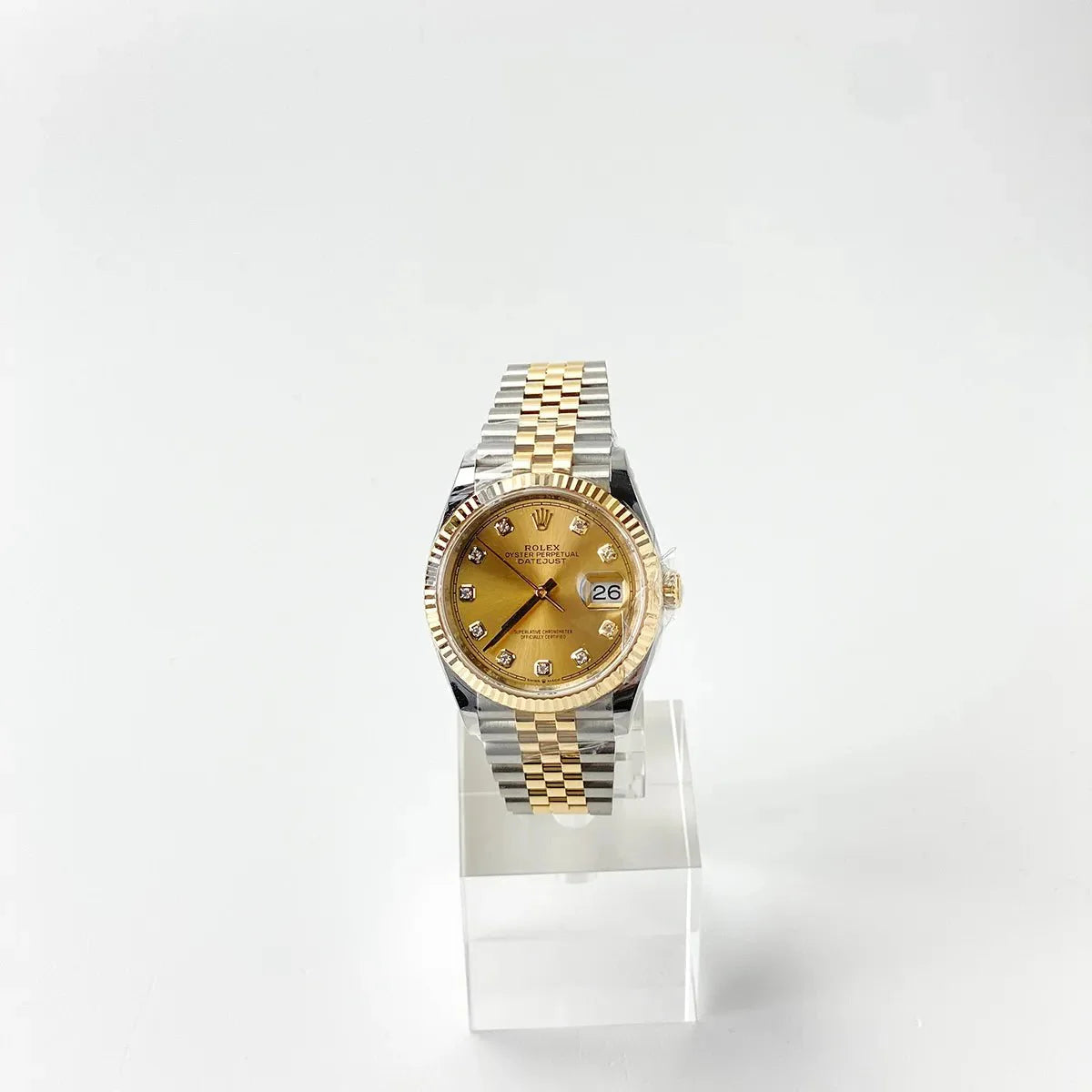 Rolex Datejust 36 Champagn Dial with Diamonds