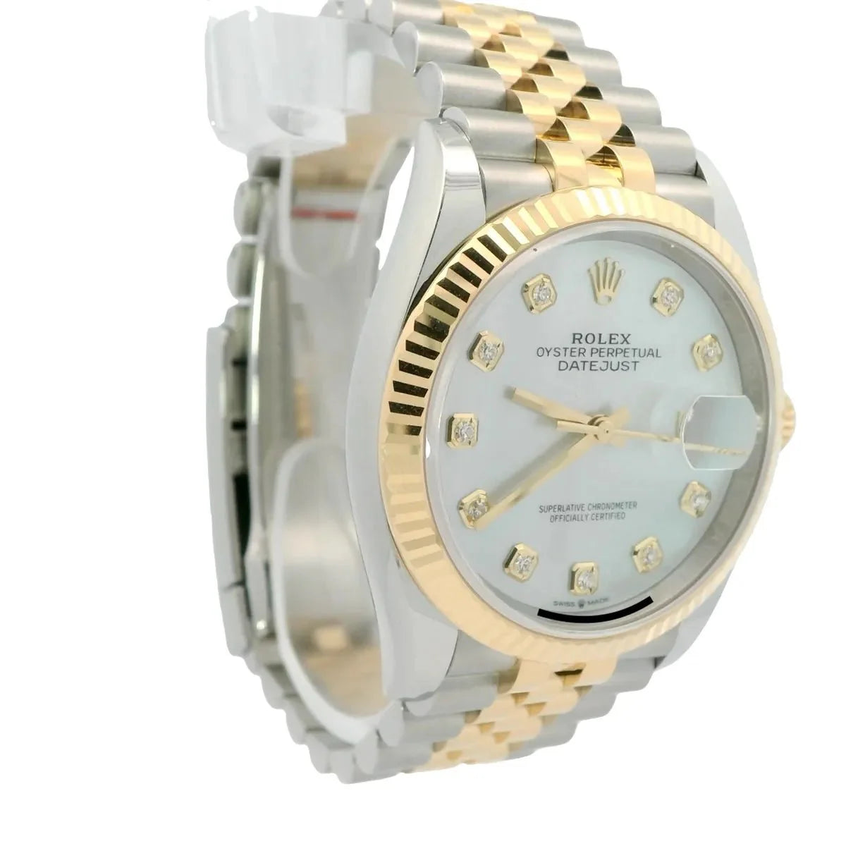 Rolex Datejust 36 MOP Dial and Diamonds 126233NG