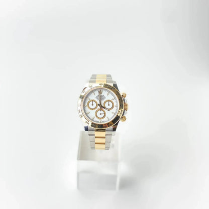 Rolex Daytona 40mm Bicolor White Dial