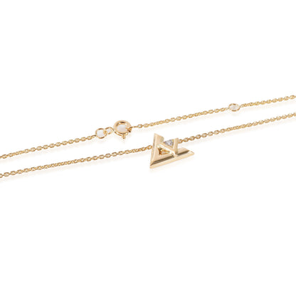 LOUIS VUITTON LV Volt Pendant in 18k Yellow Gold 0.03 CTW