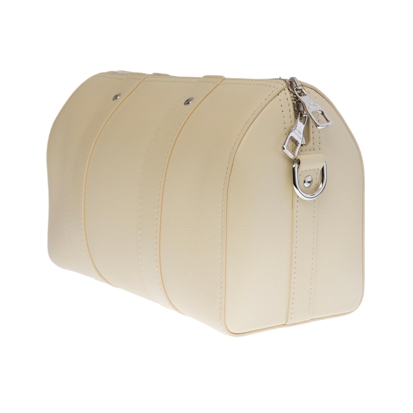 LOUIS VUITTON New- FW 2022 by Virgil Abloh- City Keepall in beige calf leather