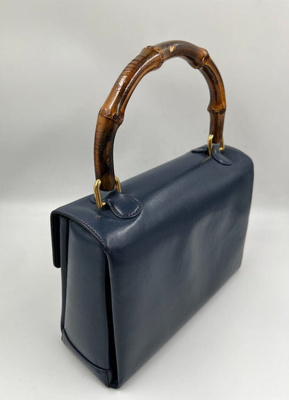 Gucci Leather Bag with Bamboo clasp