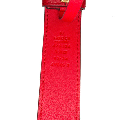 Gucci GG Marmont Belt Bag Red Matelassé