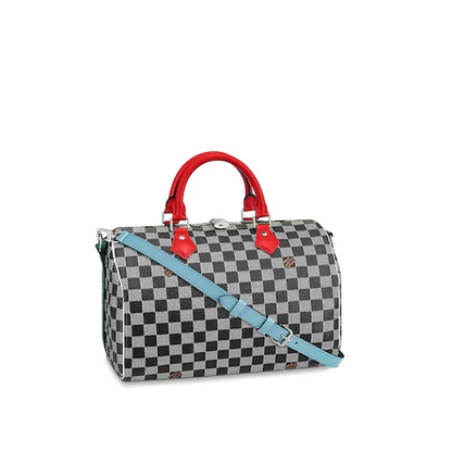 Louis Vuitton Speedy Bandouliere Damier 30 Black/White