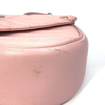 LOUIS VUITTON Shoulder Bag M51944 leather pink Crossbody New Wave Chain Bag MM Women