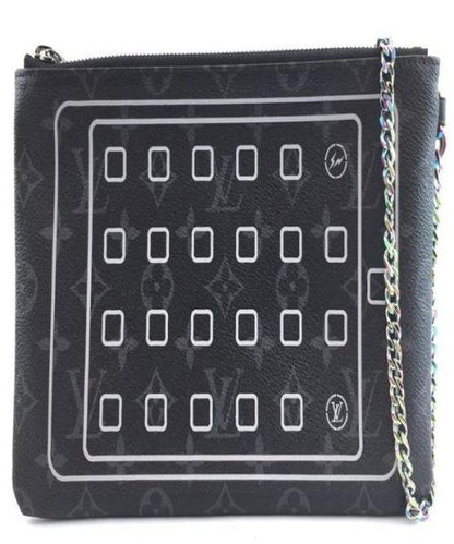 Louis Vuitton Ipad Pouch Monogram Eclipse Flash