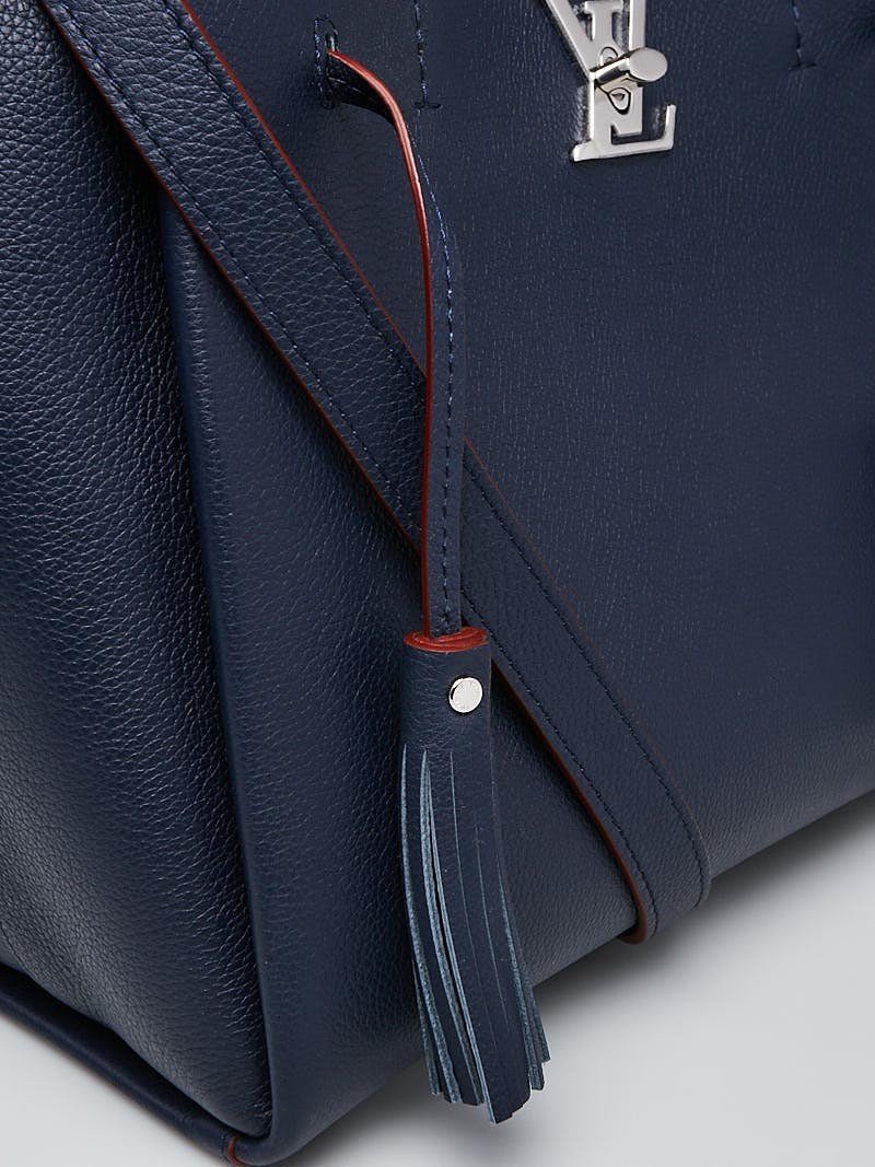 Louis Vuitton Lockmeto Handbag Luxury Leather Marine Rouge