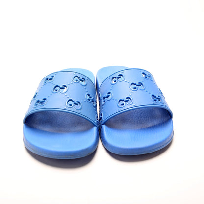Gucci Logo Rubber Slides Size 37