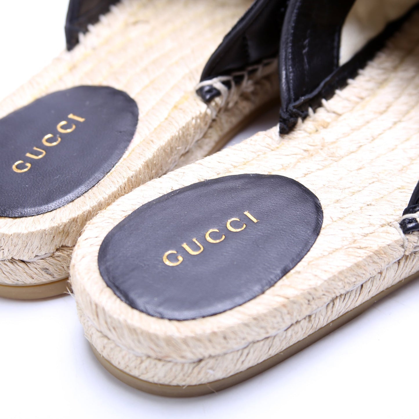 Gucci Marmont Espadrille Slides Size 37.5