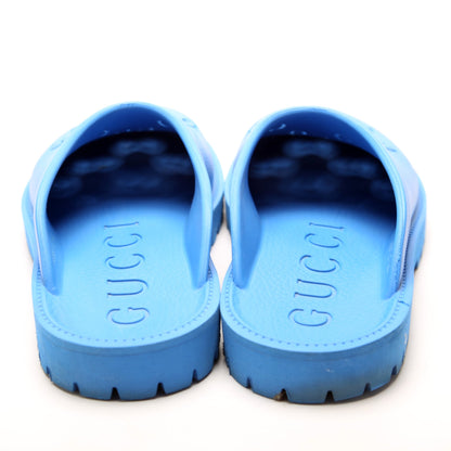 Gucci Rubber Lug Sole Slip On Sandals Mens Size 7