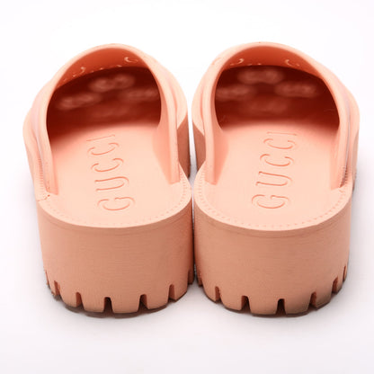Gucci Rubber Lug Sole Platform Sandals Size 40
