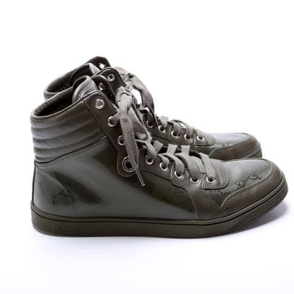 Gucci Imprime Interlocking G Hightop Sneakers Mens Size 7