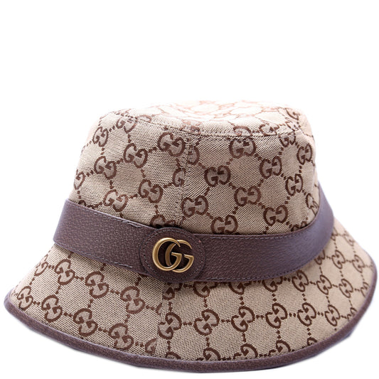 Marmont Gucci Canvas Bucket Hat Size Medium
