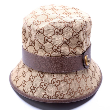 Marmont Gucci Canvas Bucket Hat Size Medium